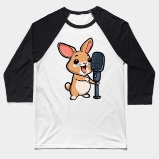 Singing Rabbit Baseball T-Shirt